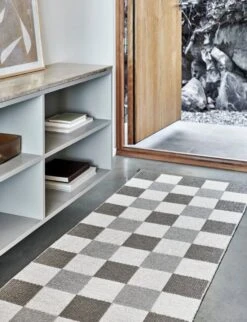 Pappelina Pix Rug, 70 X 160 Cm, Dark Linen - Vanilla - Linen -Fine Home Textiles Store 0005794 pix dark linen