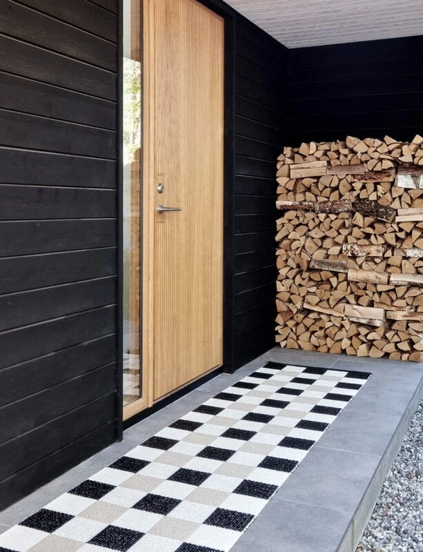 Pappelina Pix Rug, 70 X 240 Cm, Black - Vanilla - Beige 4 Pappelina Pix Rug, 70 X 240 Cm, Black - Vanilla - Beige - Image 2