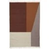 Ferm LIVING Kelim Rug, Borders, 160 X 250 Cm