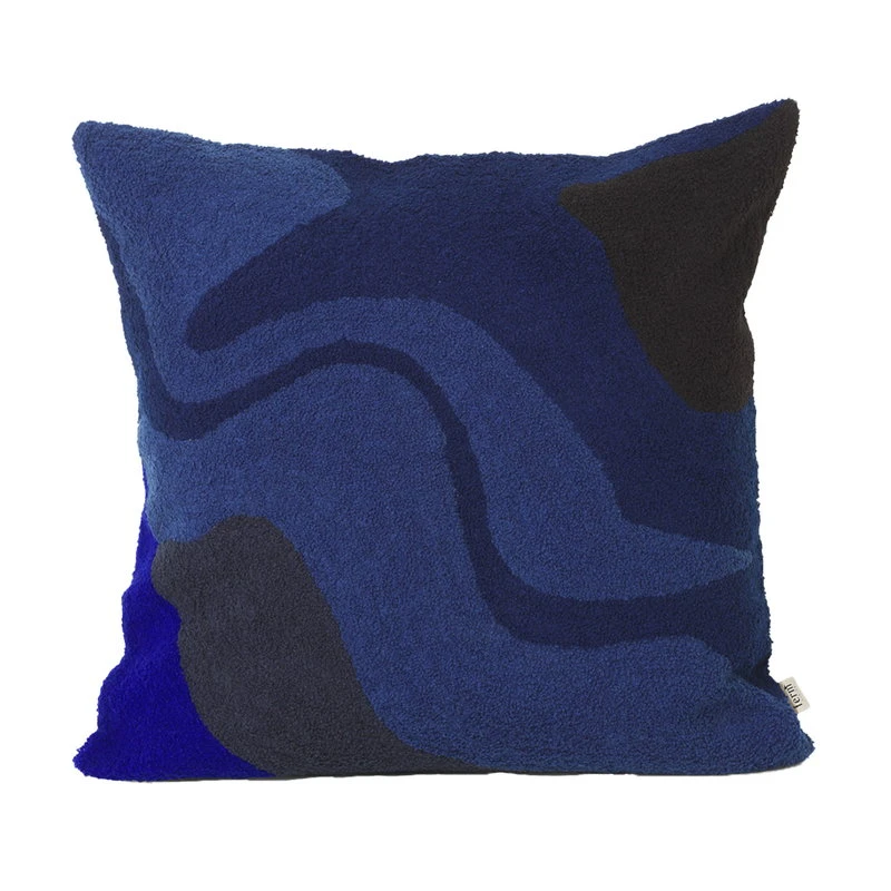 Ferm LIVING Vista Cushion, Dark Blue 3 Ferm LIVING Vista Cushion, Dark Blue
