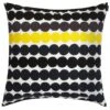 Marimekko Räsymatto Cushion Cover, White-black-grey-yellow 1 Marimekko Räsymatto Cushion Cover, White-black-grey-yellow -Fine Home Textiles Store 108 Marimekko SS2018 TH