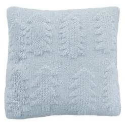 MUM's Forest Cushion Cover, 45 X 45 Cm, Light Grey - Off White