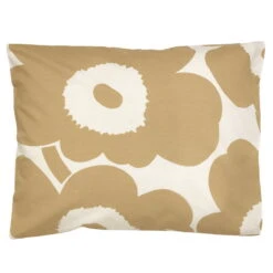 Marimekko Unikko Pillowcase 50 X 60 Cm, Cotton - Beige