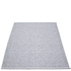 Pappelina Svea Rug, 140 X 220 Cm, Grey Metallic