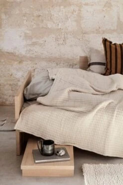 Ferm LIVING Daze Bedspread 240 X 250 Cm, Sand 10 Ferm LIVING Daze Bedspread 240 X 250 Cm, Sand -Fine Home Textiles Store 122 2240