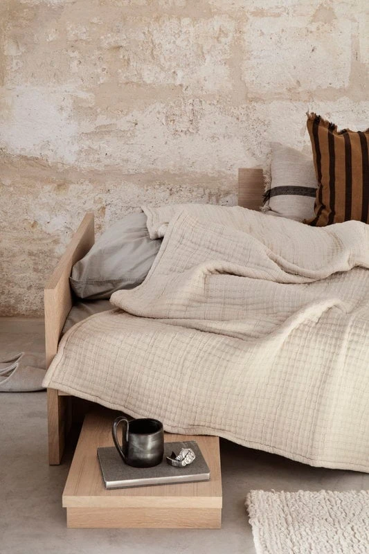 Ferm LIVING Daze Bedspread 240 X 250 Cm, Sand 5 Ferm LIVING Daze Bedspread 240 X 250 Cm, Sand - Image 3