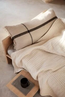 Ferm LIVING Daze Bedspread 240 X 250 Cm, Sand 11 Ferm LIVING Daze Bedspread 240 X 250 Cm, Sand -Fine Home Textiles Store 123 2252 2