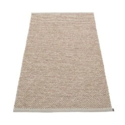 Pappelina Effi Rug 85 X 160 Cm, Warm Grey - Brown - Vanilla