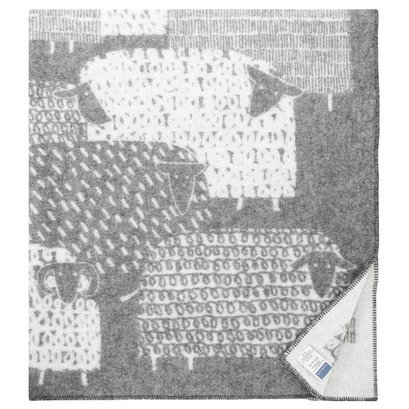 Lapuan Kankurit Päkäpäät Blanket, Grey - White 3 Lapuan Kankurit Päkäpäät Blanket, Grey - White