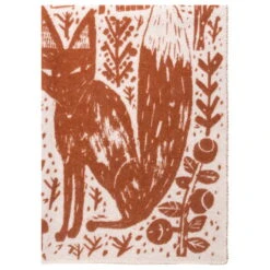 Lapuan Kankurit Metsikkö Blanket, Cinnamon - White