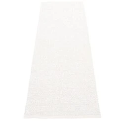 Pappelina Svea Rug, 70 X 240 Cm, White Metallic