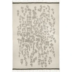 Finarte Saaristo Rug 170 X 240 Cm, White - Grey
