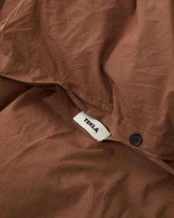 Tekla Single Duvet Cover, 150 X 210 Cm, Cocoa Brown 8 Tekla Single Duvet Cover, 150 X 210 Cm, Cocoa Brown -Fine Home Textiles Store 1cacaobrown4