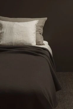 Roots Living Polku Bedspread, 280 X 260 Cm, Grey -Fine Home Textiles Store 2 4 2 2 Polku bedspread grey interior4 1