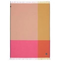 Vitra Colour Block Blanket, Pink - Beige 9 Vitra Colour Block Blanket, Pink - Beige -Fine Home Textiles Store 221VitraNew iso HV