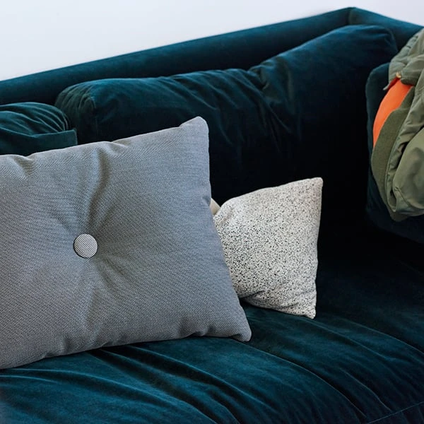 HAY Dot Cushion, Steelcut Trio, Dark Grey 4 HAY Dot Cushion, Steelcut Trio, Dark Grey - Image 2