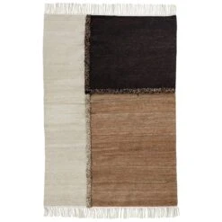 Sera Helsinki E-1027 Rug, Woven, Black - Brown - Off White