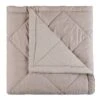 Matri Piia Double Bed Cover, 260 X 260 Cm, Dove