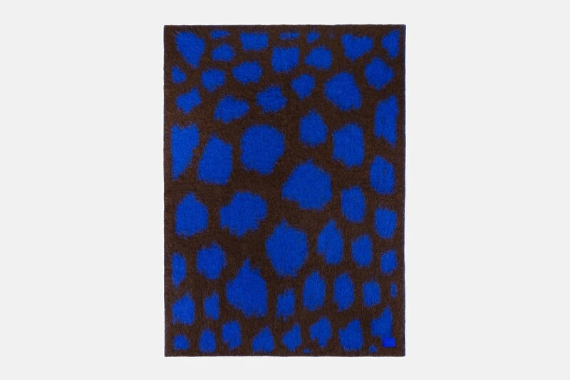 Hem Monster Throw, 180 X 130 Cm, Spot, Blue - Brown 5 Hem Monster Throw, 180 X 130 Cm, Spot, Blue - Brown - Image 3