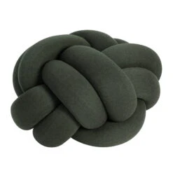 Design House Stockholm Knot Cushion, M, Forest Green