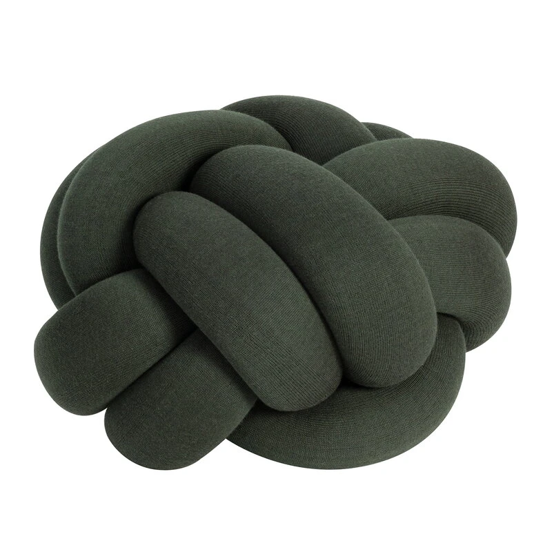 Design House Stockholm Knot Cushion, M, Forest Green 3 Design House Stockholm Knot Cushion, M, Forest Green