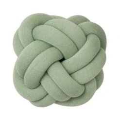 Design House Stockholm Knot Cushion, Mint Green