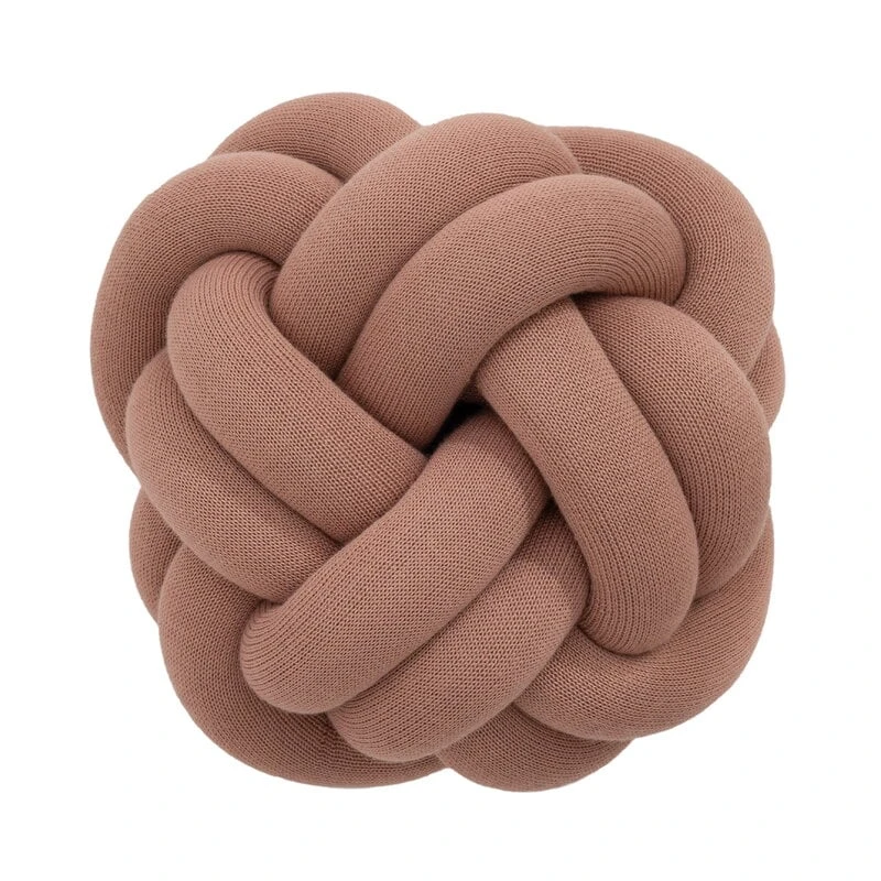 Design House Stockholm Knot Cushion, Dusty Pink 3 Design House Stockholm Knot Cushion, Dusty Pink