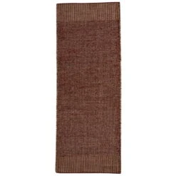 Woud Rombo Rug, 75 X 200 Cm, Rust