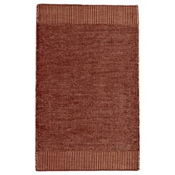 Woud Rombo Rug, 90 X 140 Cm, Rust