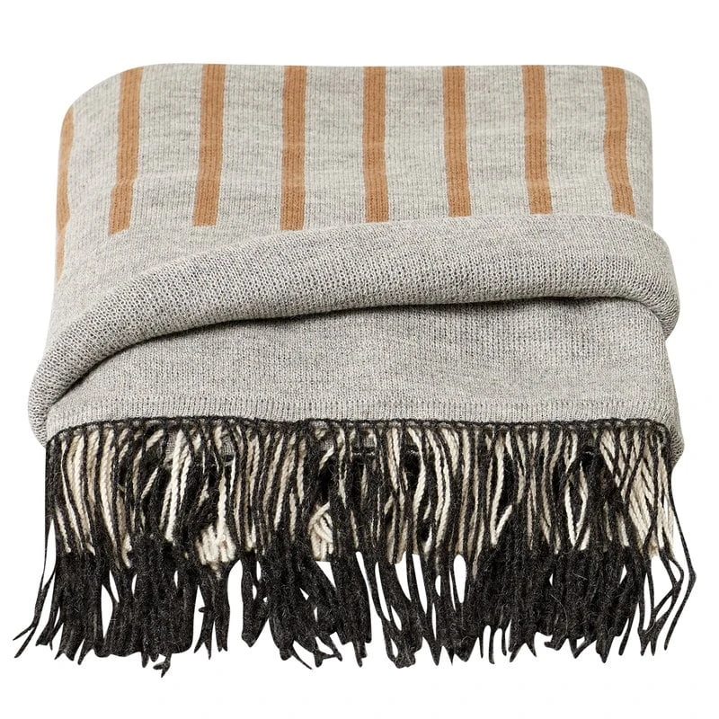 Form & Refine Aymara Plaid, 190 X 130 Cm, Pattern Grey 4 Form & Refine Aymara Plaid, 190 X 130 Cm, Pattern Grey - Image 2