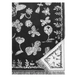 Lapuan Kankurit Aamos Blanket, White - Black