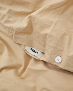 Tekla Single Duvet Cover, 150 X 210 Cm, Sand Beige 9 Tekla Single Duvet Cover, 150 X 210 Cm, Sand Beige -Fine Home Textiles Store 4 copy