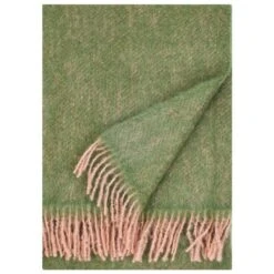 Lapuan Kankurit Revontuli Mohair Blanket, Powder - Olive