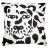 Iittala OTC Cheetah Cushion Cover, 47 X 47 Cm, Black - White 1 Iittala OTC Cheetah Cushion Cover, 47 X 47 Cm, Black - White -Fine Home Textiles Store 415Iittala AK