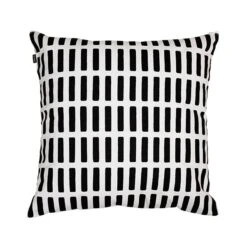 Artek Siena Cushion Cover, 40 X 40 Cm, Black - White