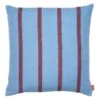 Ferm LIVING Grand Cushion, 50 X 50 Cm, Faded Blue - Burgundy