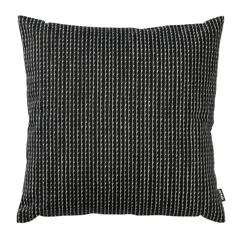 Artek Rivi Cushion Cover 40 X 40 Cm, Black - White 3 Artek Rivi Cushion Cover 40 X 40 Cm, Black - White