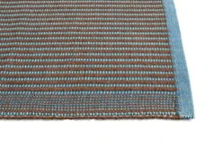 HAY Tapis Rug, Chestnut - Blue -Fine Home Textiles Store 541711 Tapis Mat 60x95 chestnut and blue detail