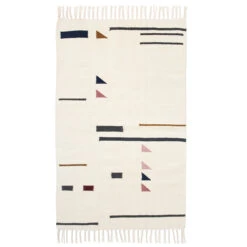 Ferm LIVING Kelim Rug, Triangles, 80 X 140 Cm