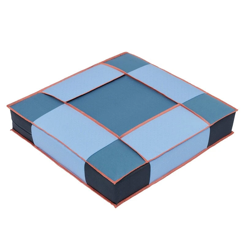 Juslin Maunula Floor Pouf, 60 X 60 Cm, Sodalite 3 Juslin Maunula Floor Pouf, 60 X 60 Cm, Sodalite