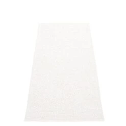 Pappelina Svea Rug, 70 X 160 Cm, White Metallic