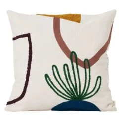 Ferm LIVING Mirage Cushion, Island