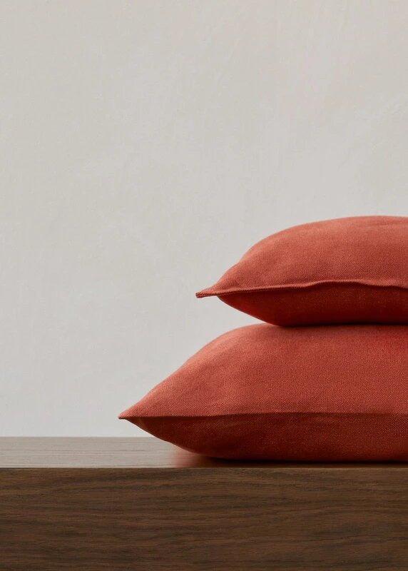 MENU Mimoides Pillow, 60 X 60 Cm, Burnt Sienna 4 MENU Mimoides Pillow, 60 X 60 Cm, Burnt Sienna - Image 2