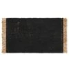 Ferm LIVING Block Mat, 80 X 50 Cm, Black - Natural 1 Ferm LIVING Block Mat, 80 X 50 Cm, Black - Natural -Fine Home Textiles Store 653FermLiving AK