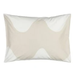Marimekko Lokki Pillowcase 50 X 60 Cm, White - Beige