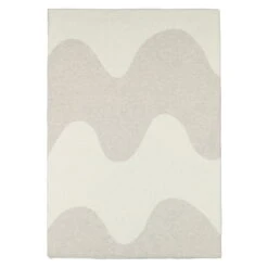 Marimekko Lokki Blanket, White - Beige