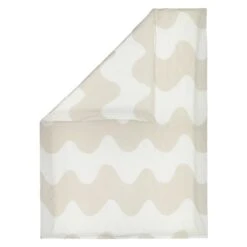 Marimekko Lokki Duvet Cover 150 X 210 Cm, White - Beige