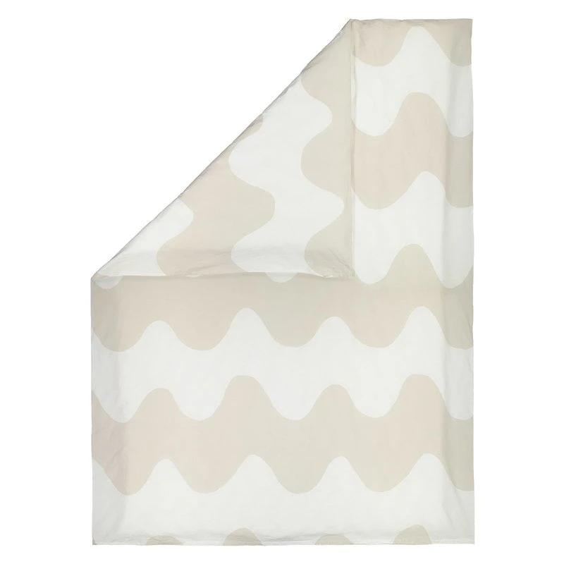 Marimekko Lokki Duvet Cover 150 X 210 Cm, White - Beige 3 Marimekko Lokki Duvet Cover 150 X 210 Cm, White - Beige