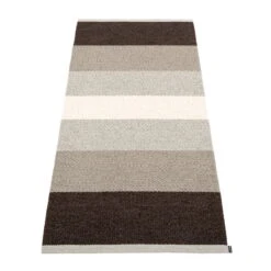 Pappelina Kim Rug, 70 X 160 Cm, Dark Brown