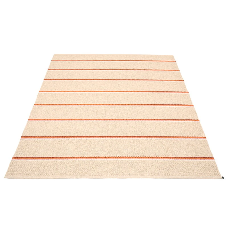 Pappelina Olle Rug 180 X 260 Cm, Brick - Cream 3 Pappelina Olle Rug 180 X 260 Cm, Brick - Cream